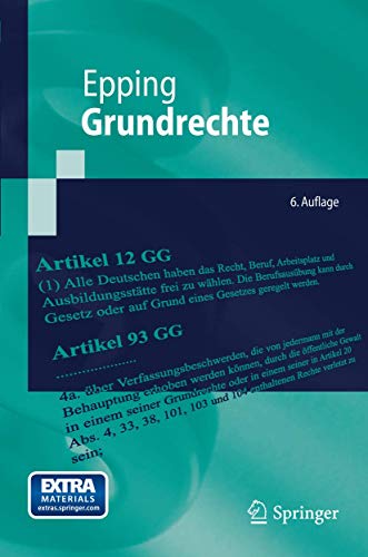 Grundrechte: Mit Extra Materials (Springer-Lehrbuch)